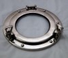 AL48591S - Aluminum Glass & Chrome Porthole, 9"